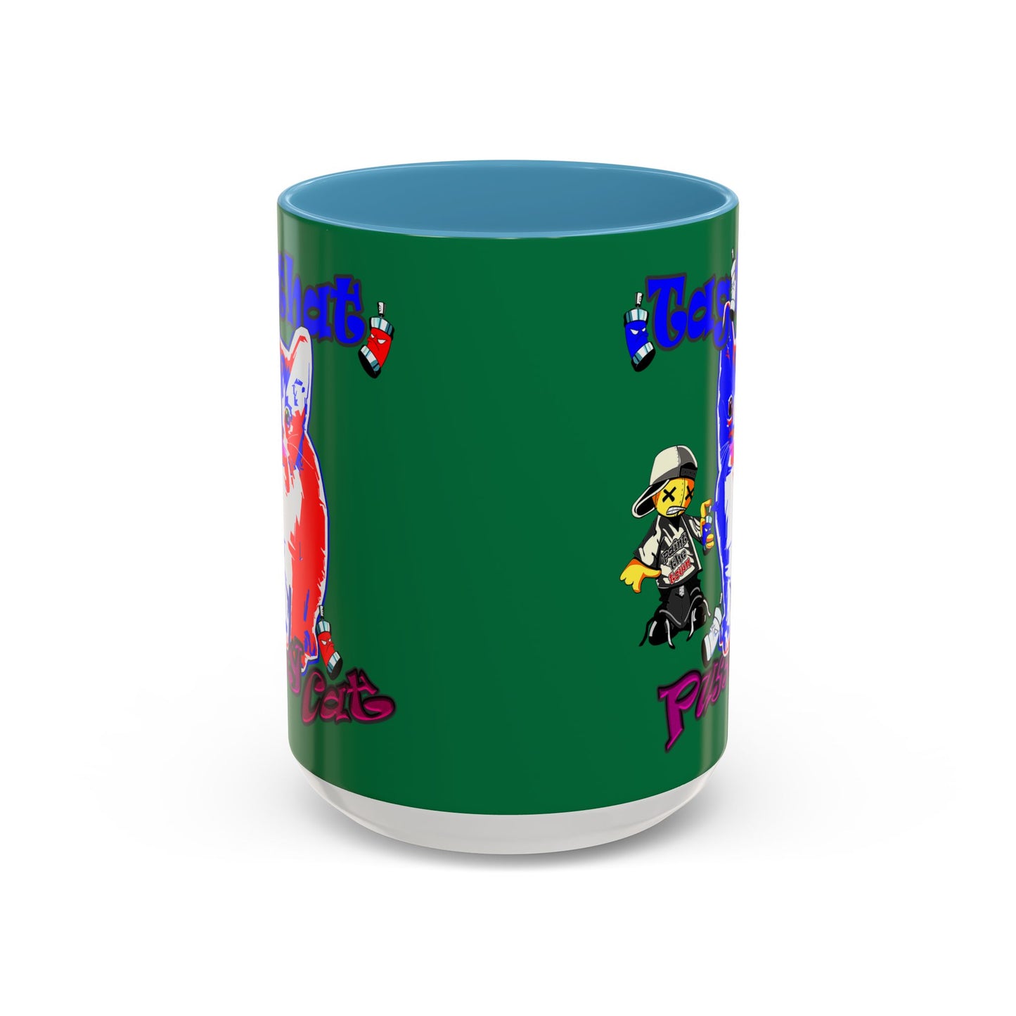 tag that - Accent Mug (dark green)