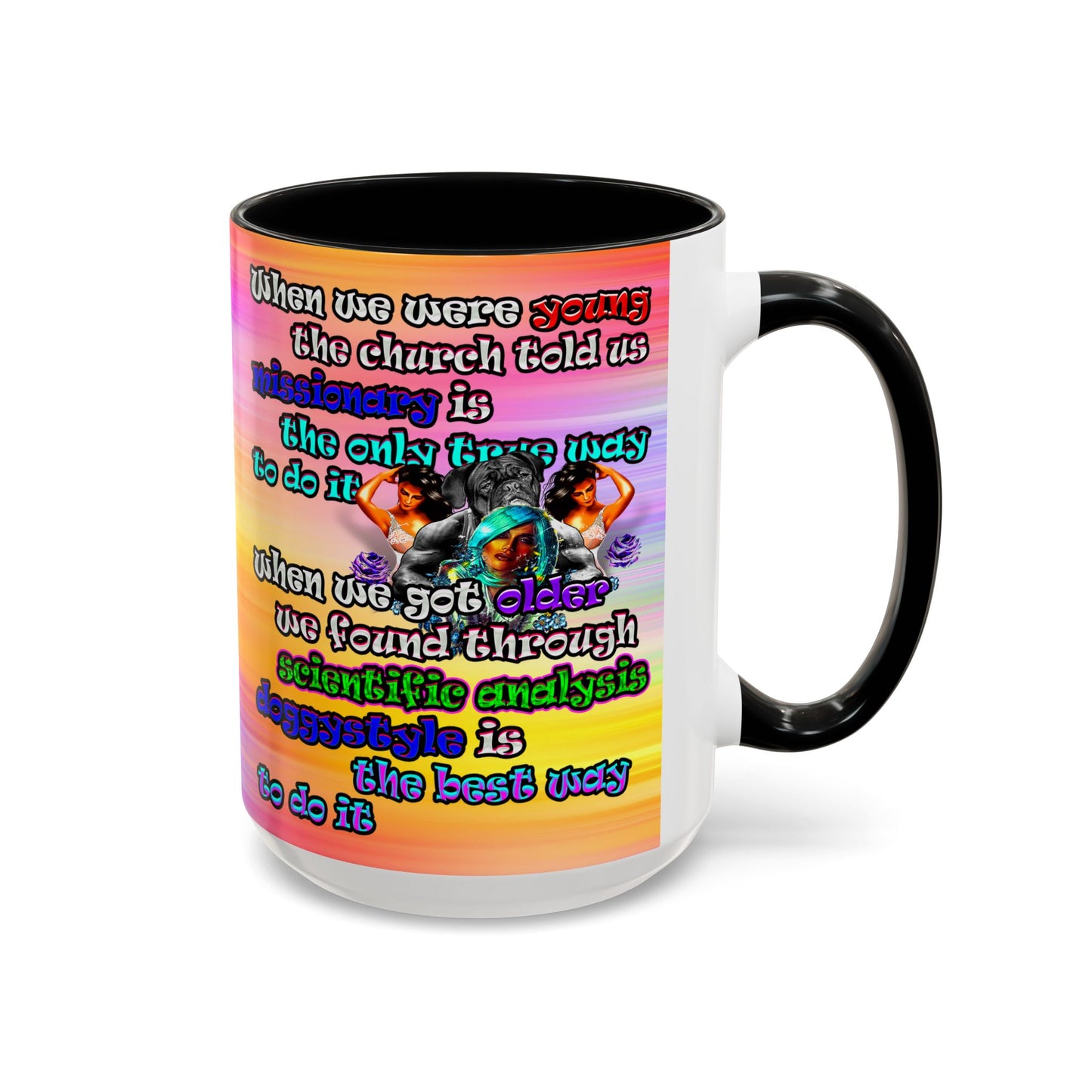 doggystyle - Accent Mug (color blur)