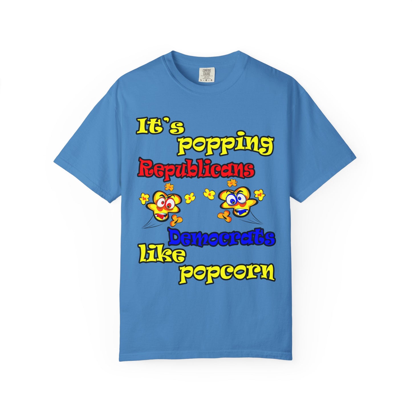 popping like popcorn - Unisex Garment-Dyed T-shirt