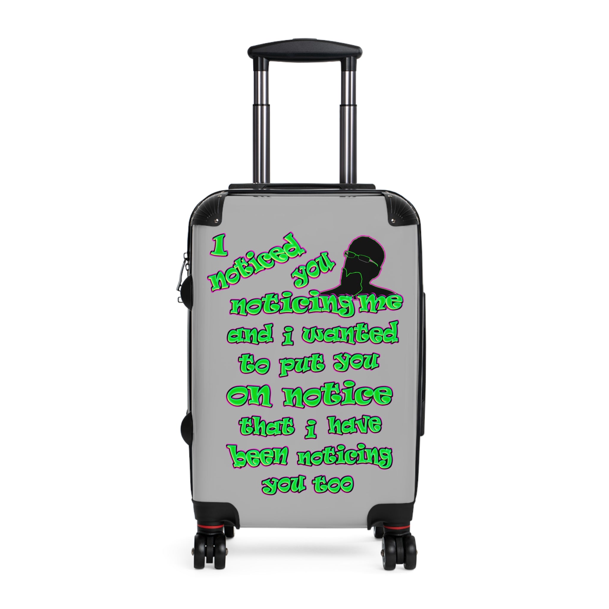 noticed you noticing - Suitcase (light grey)