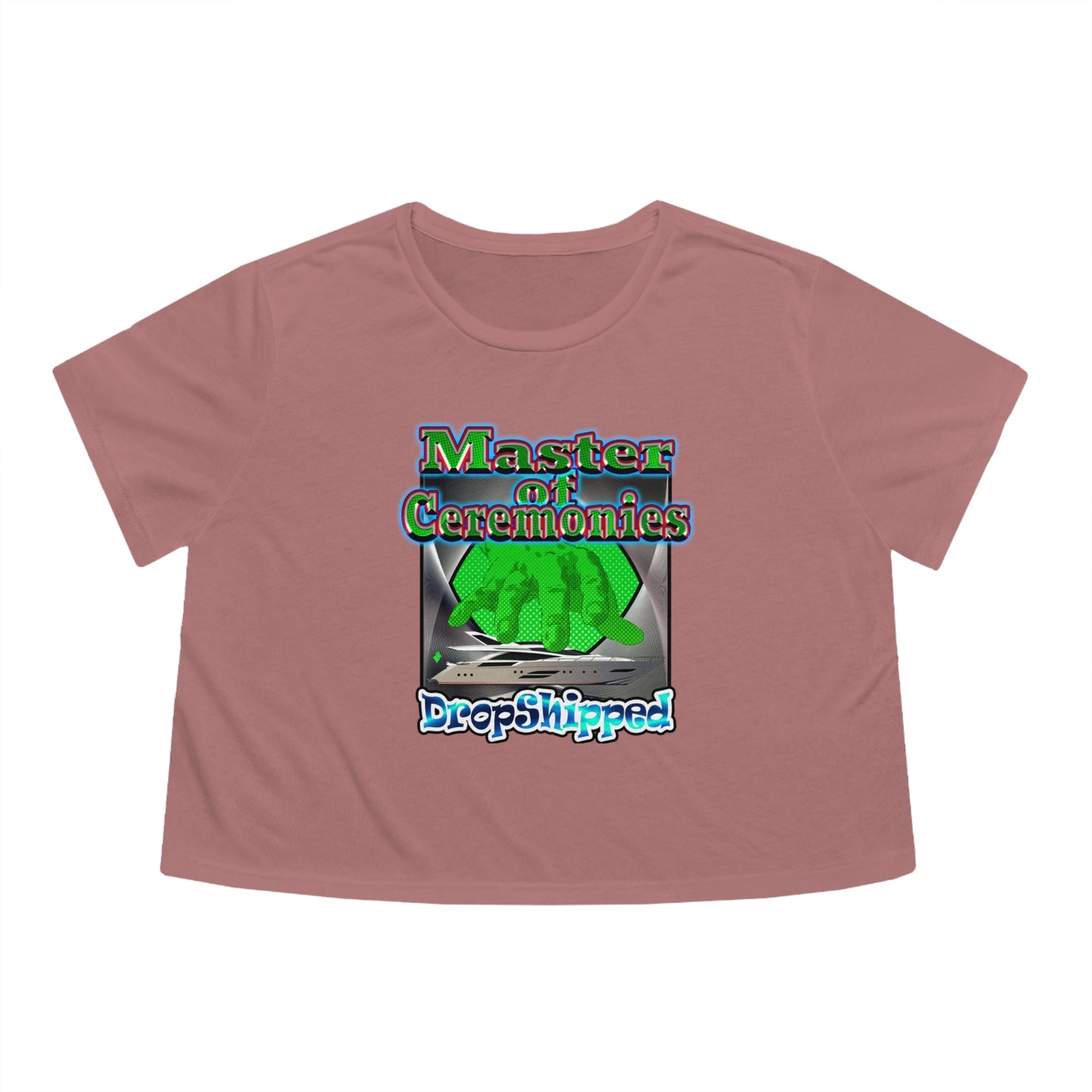 logo - Women's Flowy Cropped Tee