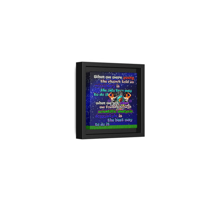 doggystyle - framed canvas art ('snoops' background)
