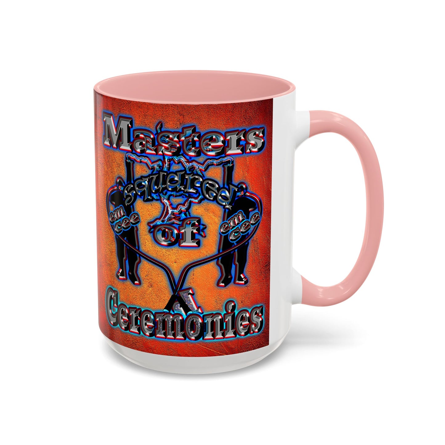em cee squared - Accent Mug (burnt orange)