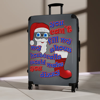 santa's shoes - Suitcase (grey-light grey)