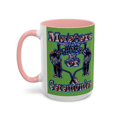 em cee squared - Accent Mug (green)