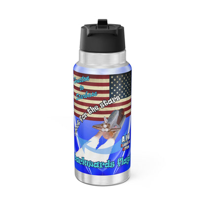 shoot for the stars - Gator Tumbler, 32oz (blue-white wave)