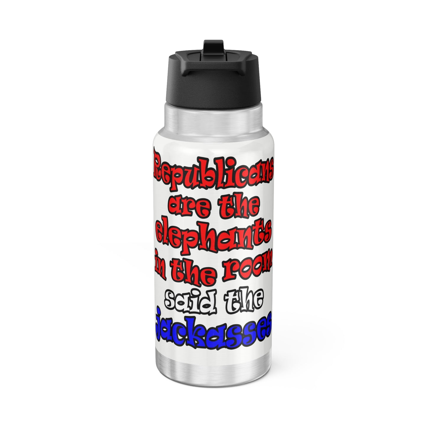 donkeys and elephants - Gator Tumbler, 32oz (white)