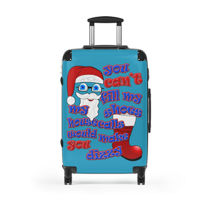 santa's shoes - Suitcase (turquoise)