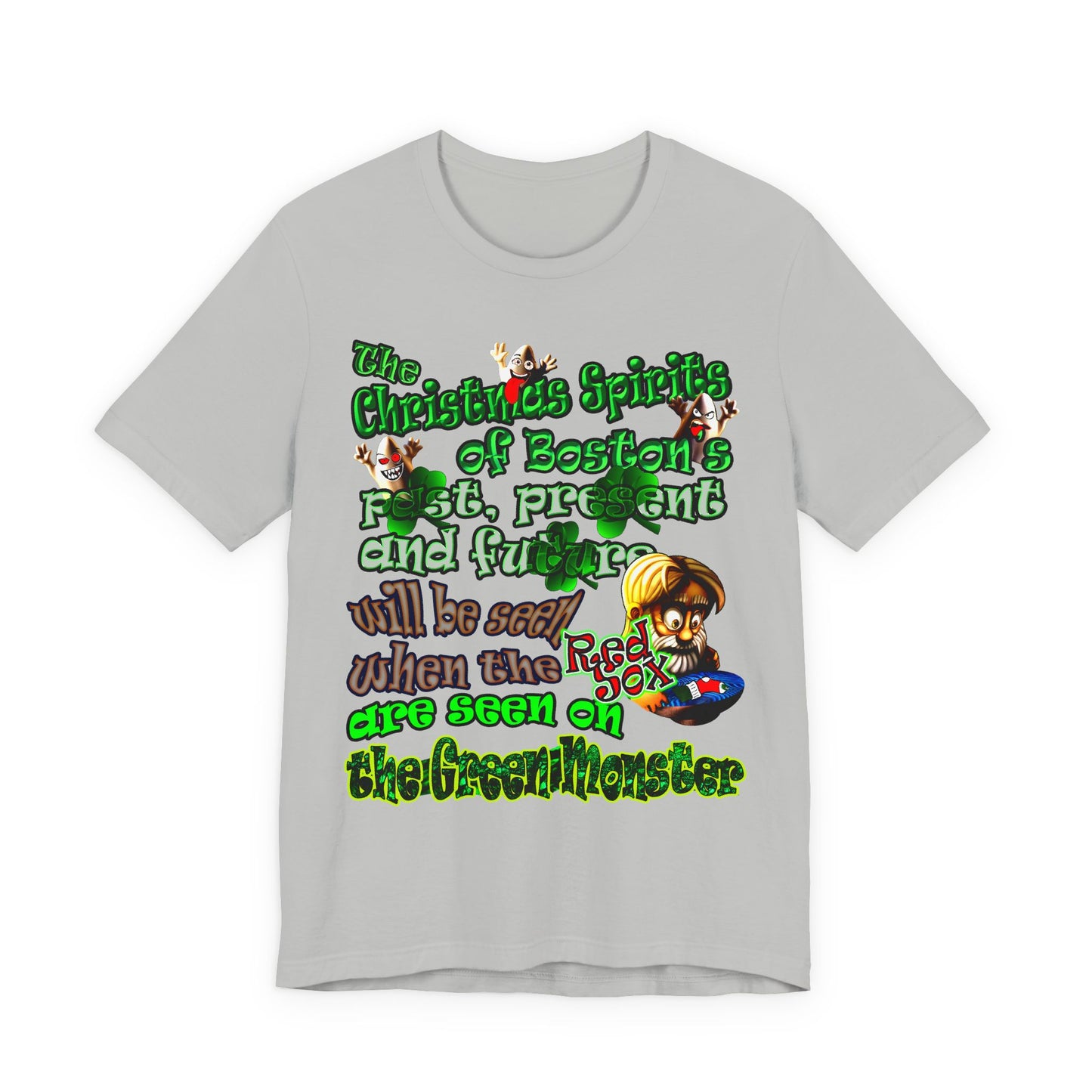christmas spirits of boston - Unisex Jersey Short Sleeve Tee