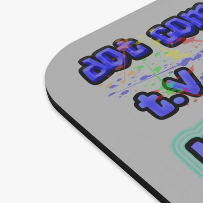 drop the beat - Mouse Pad (Rectangle) (light grey)