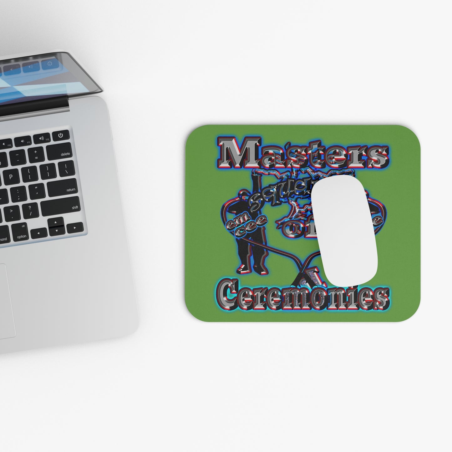 em cee squared - Mouse Pad (Rectangle) (green)
