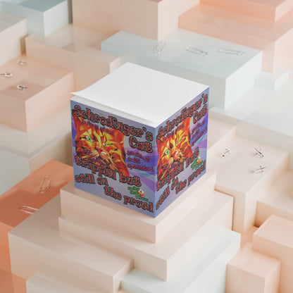 schrodinger's cat - note cube (light blue-pink wave)