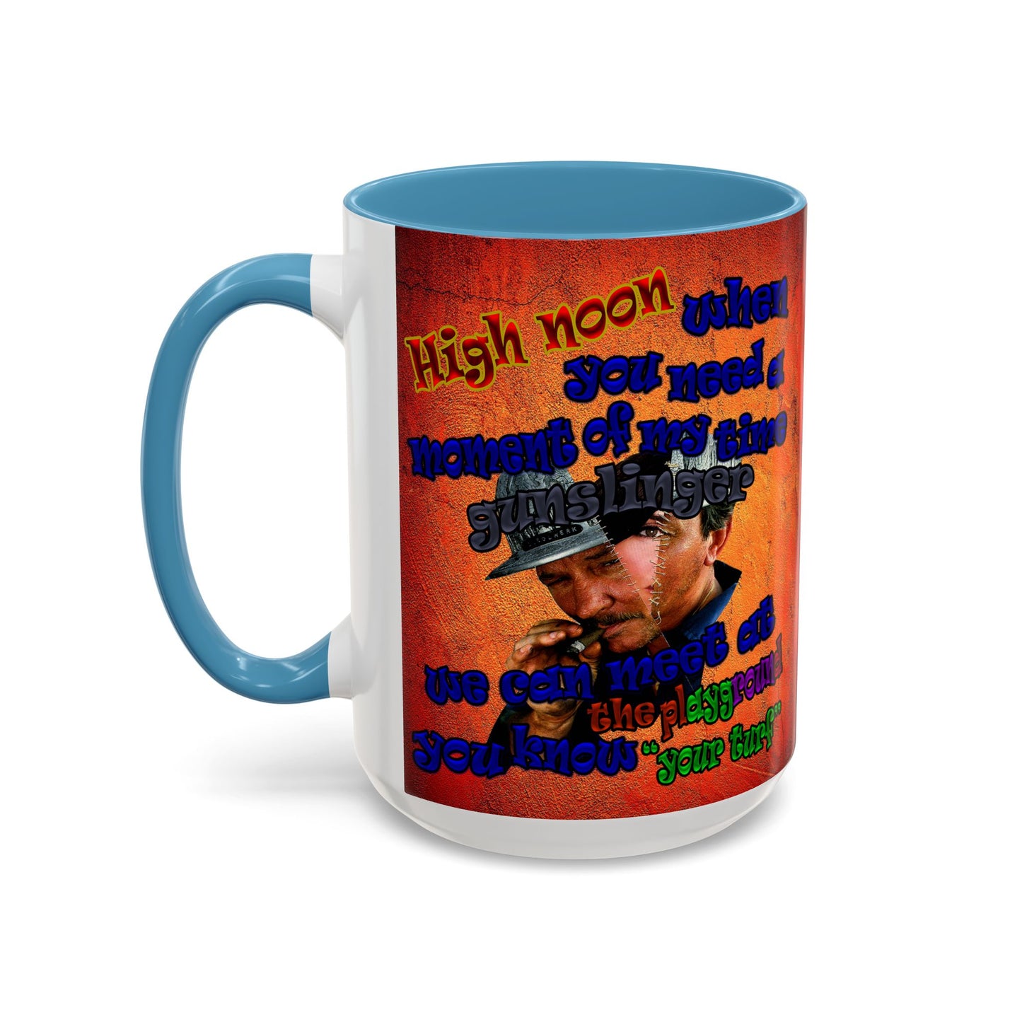 high noon - Accent Mug (burnt orange)