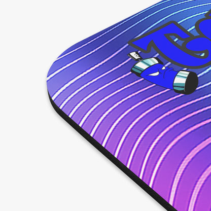tag that - Mouse Pad (Rectangle) (purple wave)