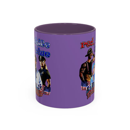 rw&b lives matter - Accent Mug (light purple)