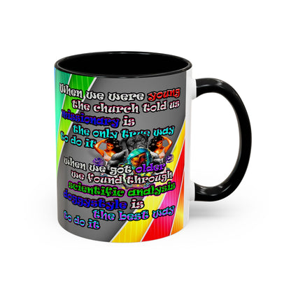 doggystyle - Accent Mug (rainbow split)