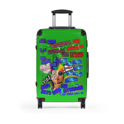 drop the beat - Suitcase (logo green)