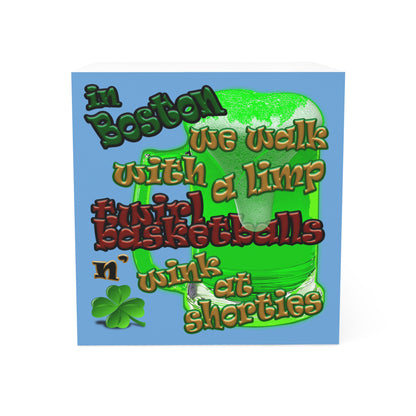 celtic's logo - note cube (light blue)