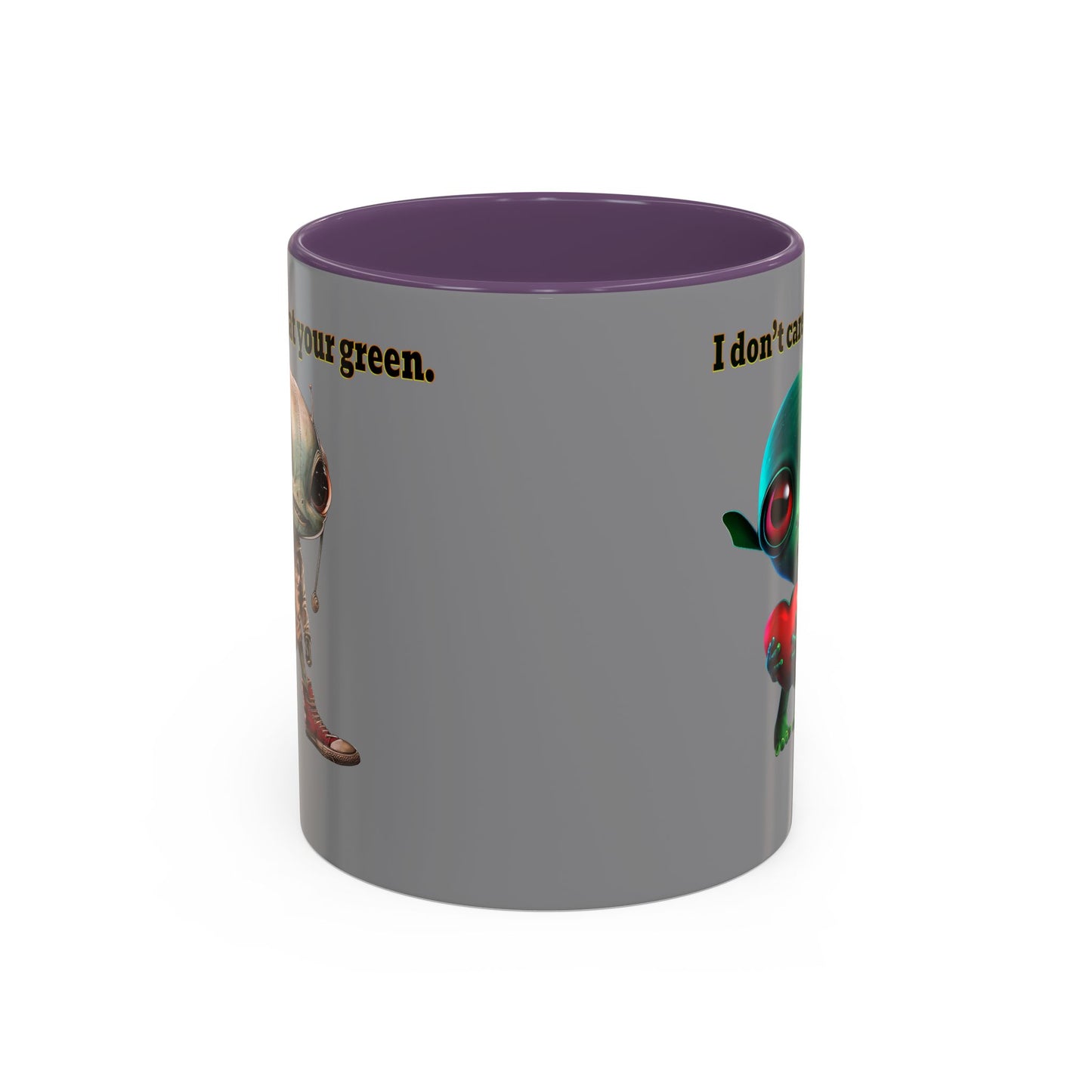 I don't care that your grey - Accent Mug (grey)