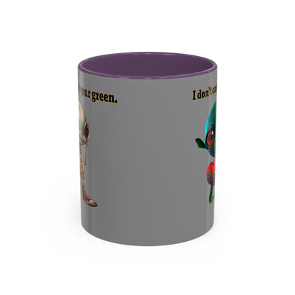 I don't care that your grey - Accent Mug (grey)