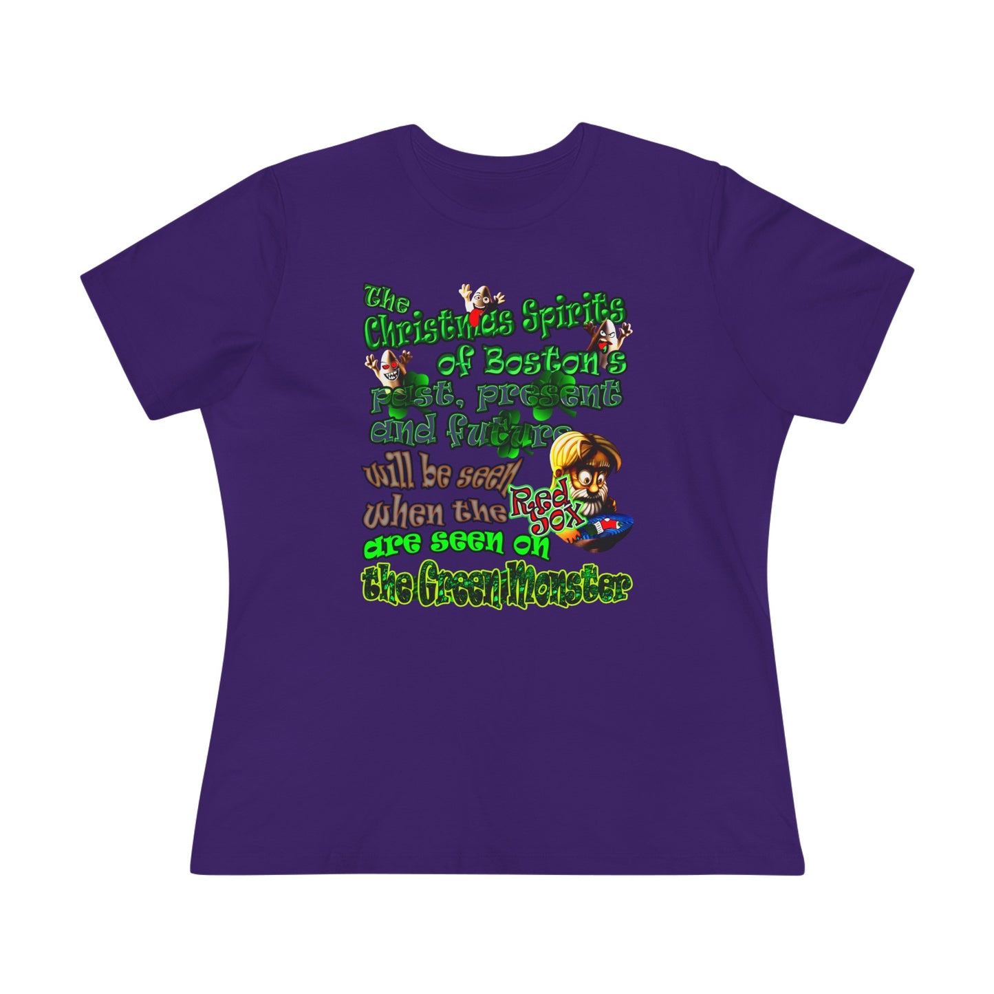 christmas spirits of boston - Women's Premium Tee