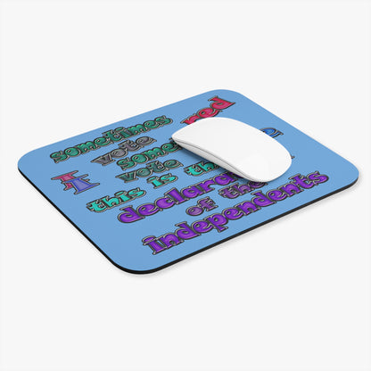 declaration of the independents - Mouse Pad (Rectangle) (light blue)