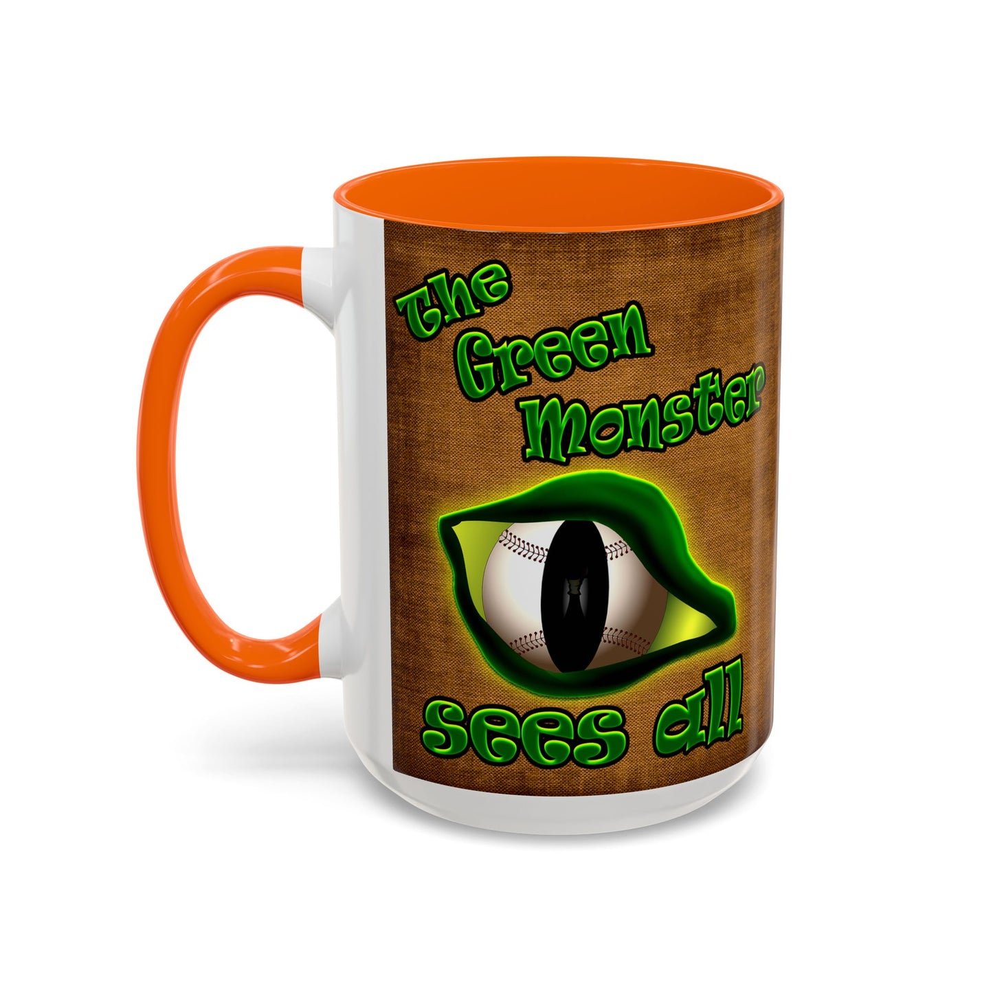 green monster - Accent Mug (brown papyrus)