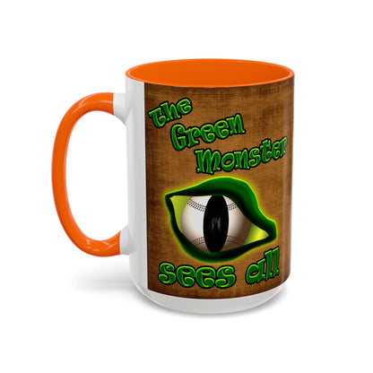 green monster - Accent Mug (brown papyrus)