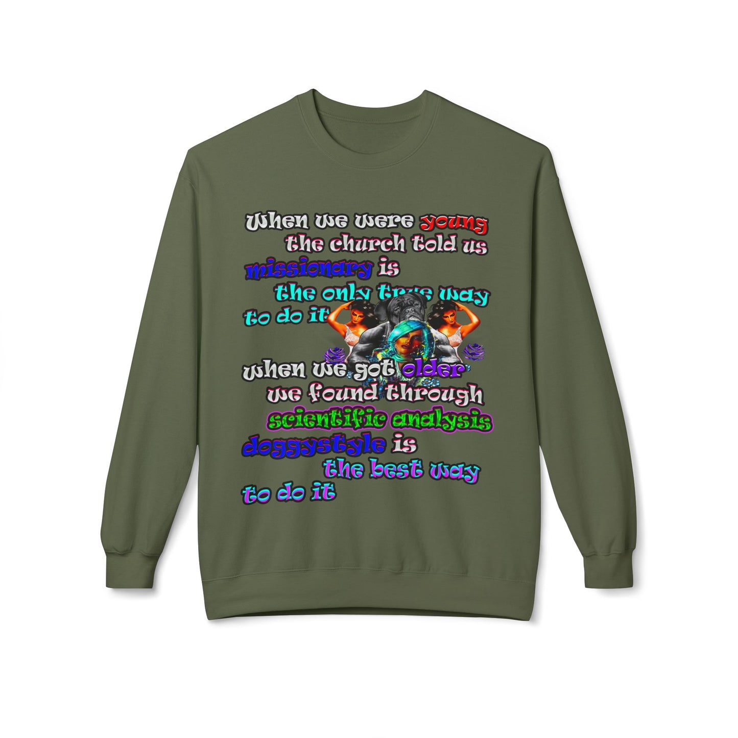 doggystyle - Unisex Midweight Softstyle Fleece Crewneck Sweatshirt