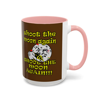 shoot the moon again - Accent Mug (brown)