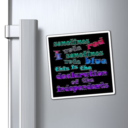 declaration of the independents - Magnets - (black)