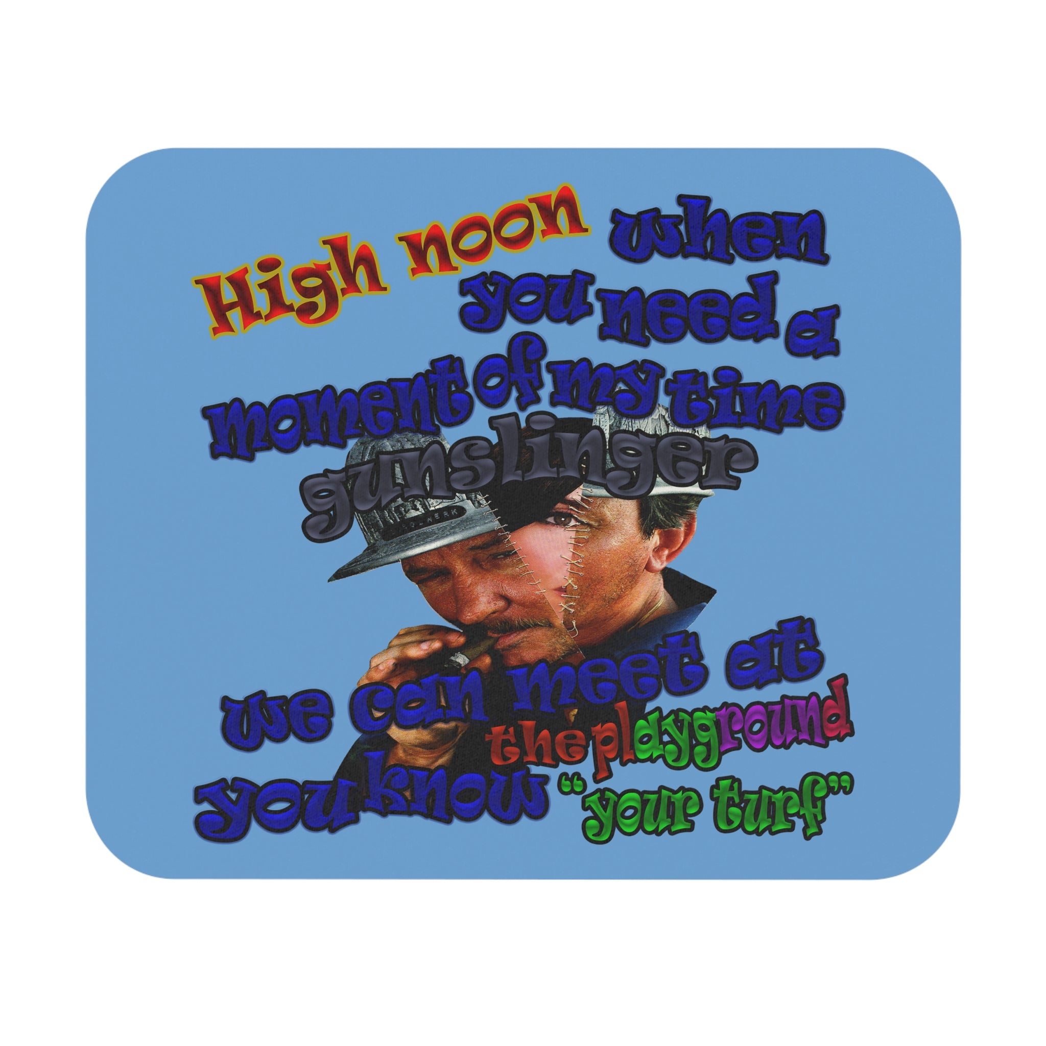 high noon - Mouse Pad (Rectangle) (light blue)
