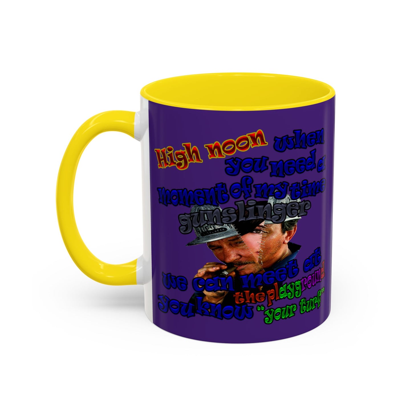 high noon - Accent Mug (purple)
