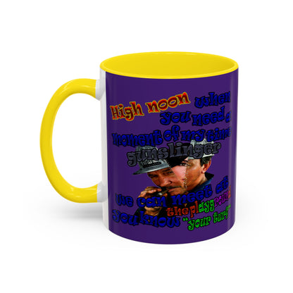 high noon - Accent Mug (purple)