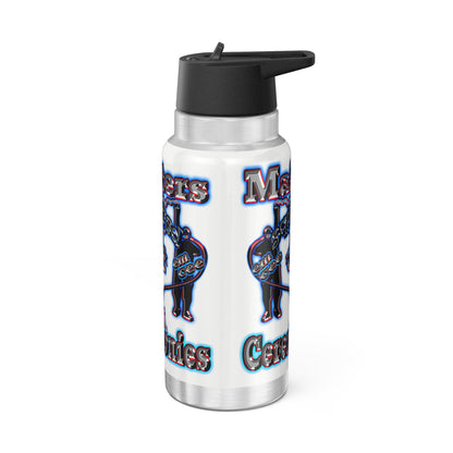 em cee squared - Gator Tumbler, 32oz (white)
