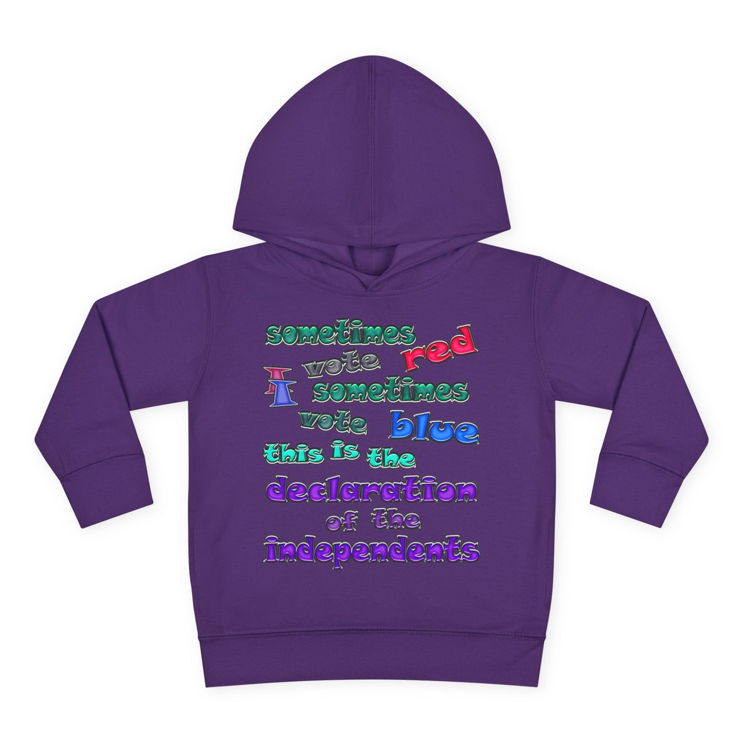 declaration of the independents - Toddler Pullover Fleece Hoodie