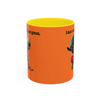 I don't care that your grey - Accent Mug (crusta)