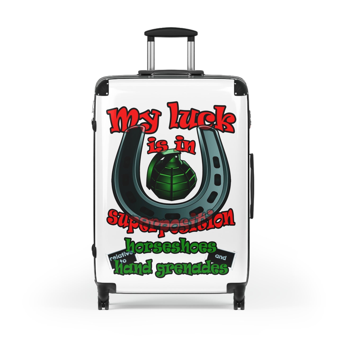 my luck - Suitcase (white)