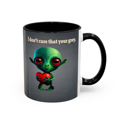 I don't care that your grey - Accent Mug (grey-light grey)