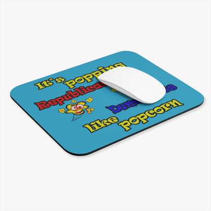 popping like popcorn - Mouse Pad (Rectangle) (turquoise)