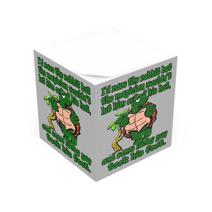 turtle race - note cube (light grey)