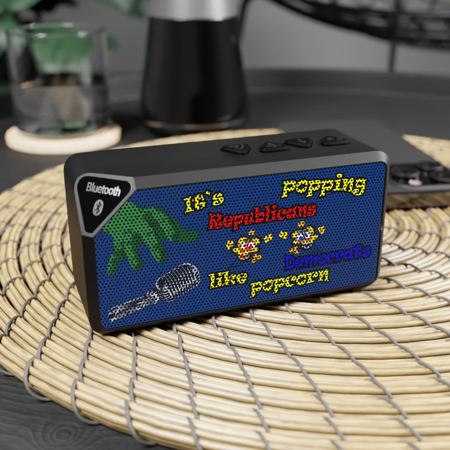 popping like popcorn - Jabba Bluetooth Speaker (dark blue)