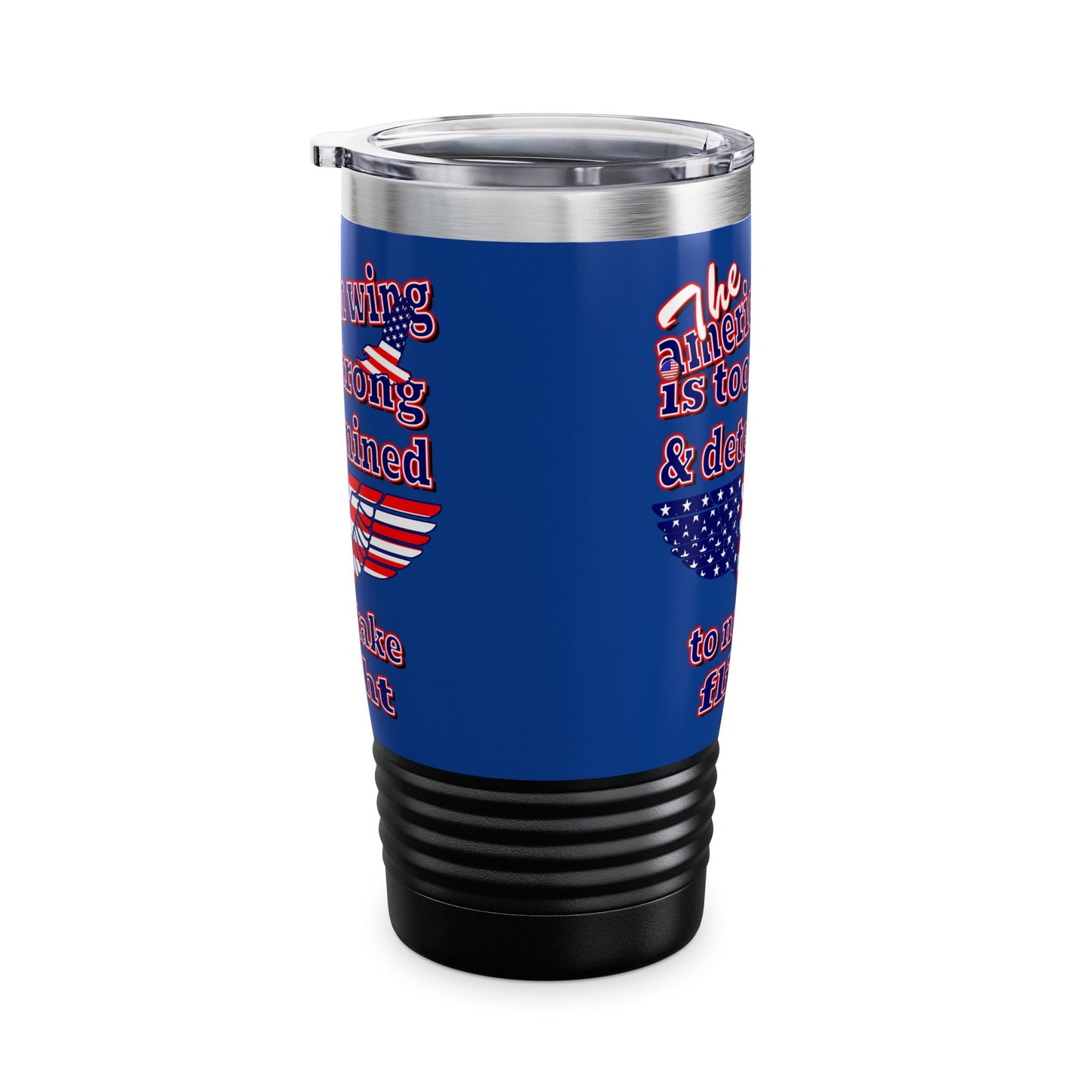 american wing - Ringneck Tumbler, 20oz (dark blue)