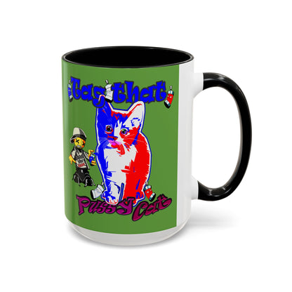 tag that - Accent Mug (green)