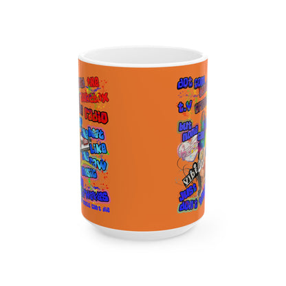 drop the beat - White Mug (crusta)
