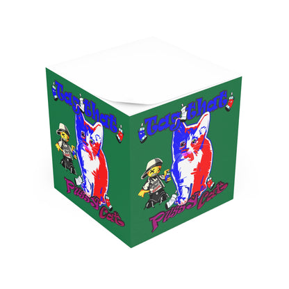 tag that - note cube (dark green)