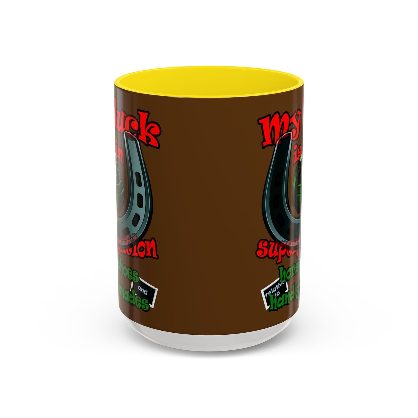 my luck - Accent Mug (brown)