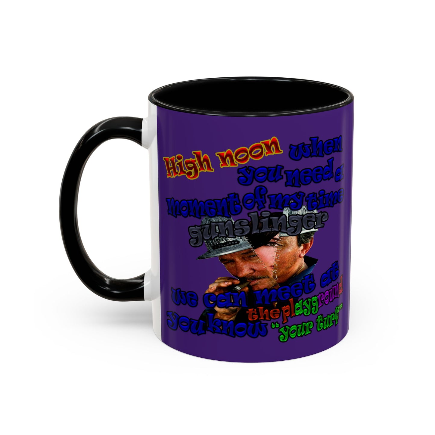 high noon - Accent Mug (purple)