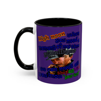 high noon - Accent Mug (purple)