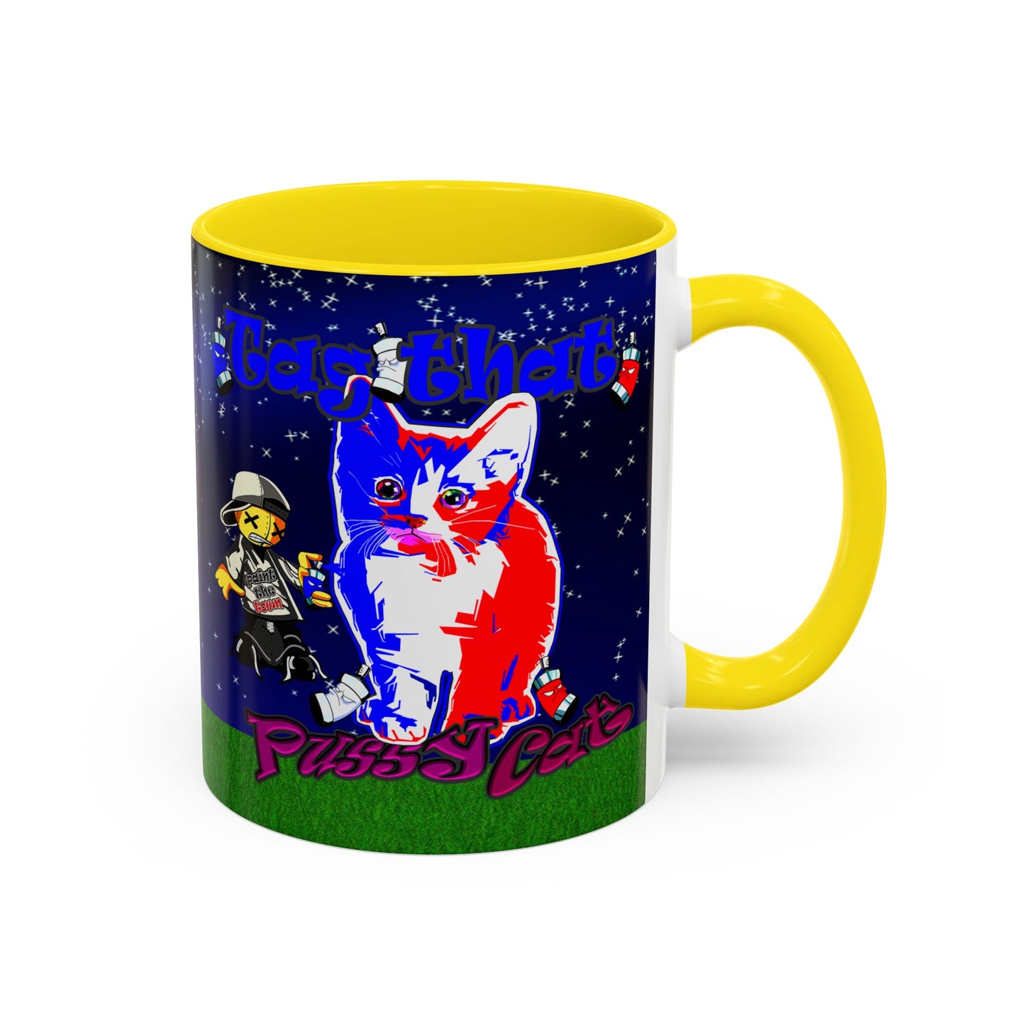 tag that - Accent Mug ('snoops' background)